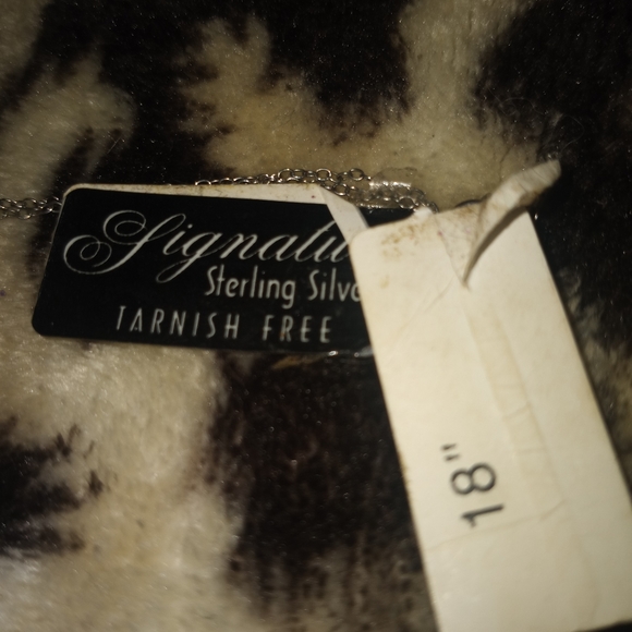 NWT SILVER RHINESTONE STARFISH NAUTICAL OCEAN SPARKLY NECKLACE - Picture 4 of 8